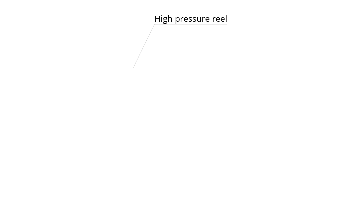 High pressure reel